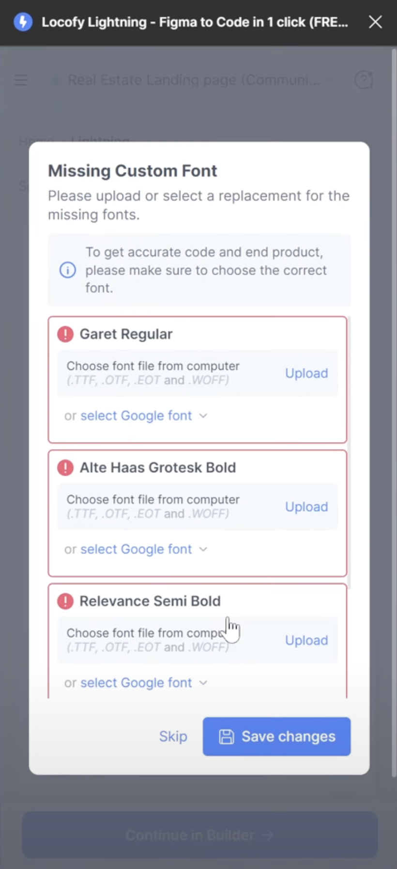 Custom Font